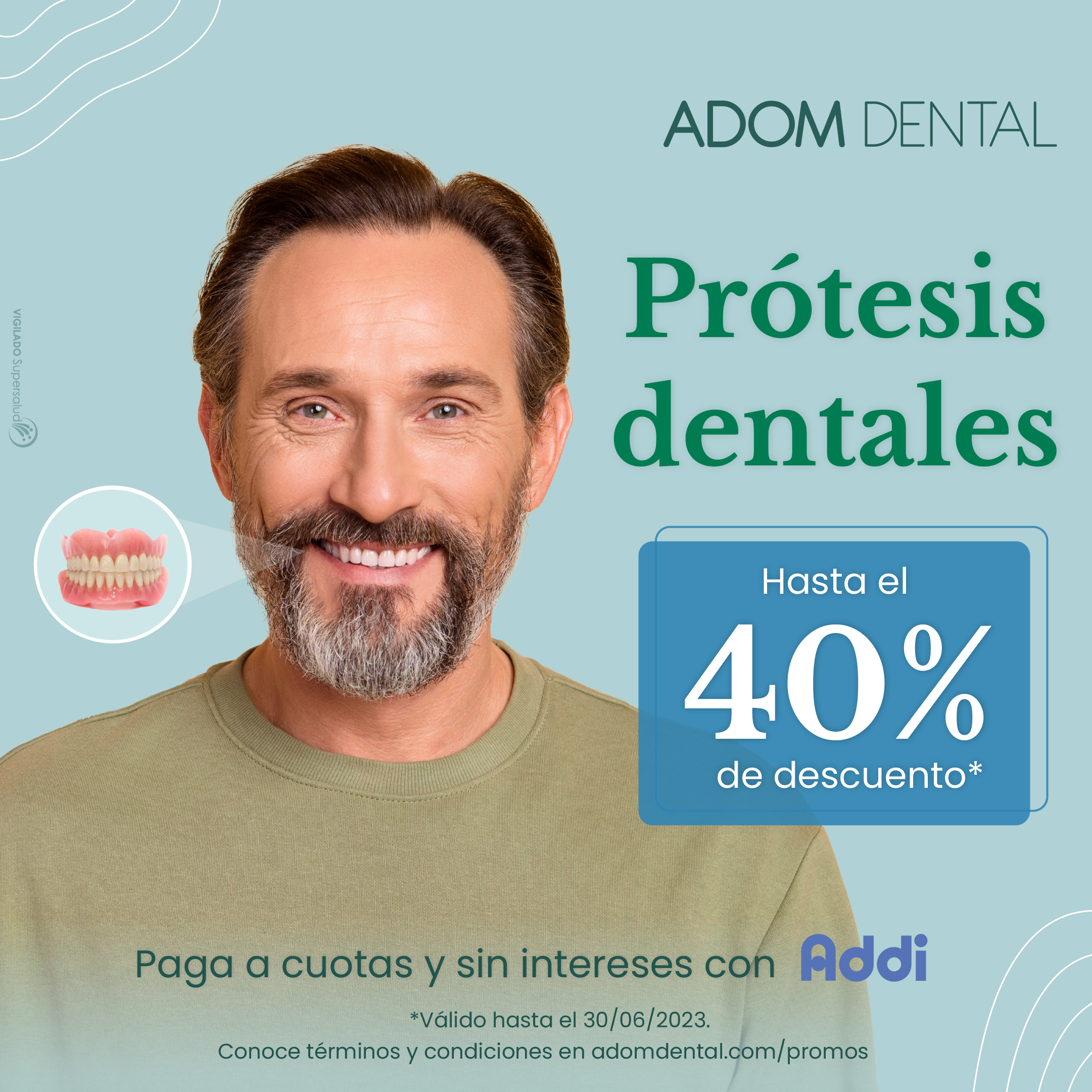Protesis dentales promo mayo junio