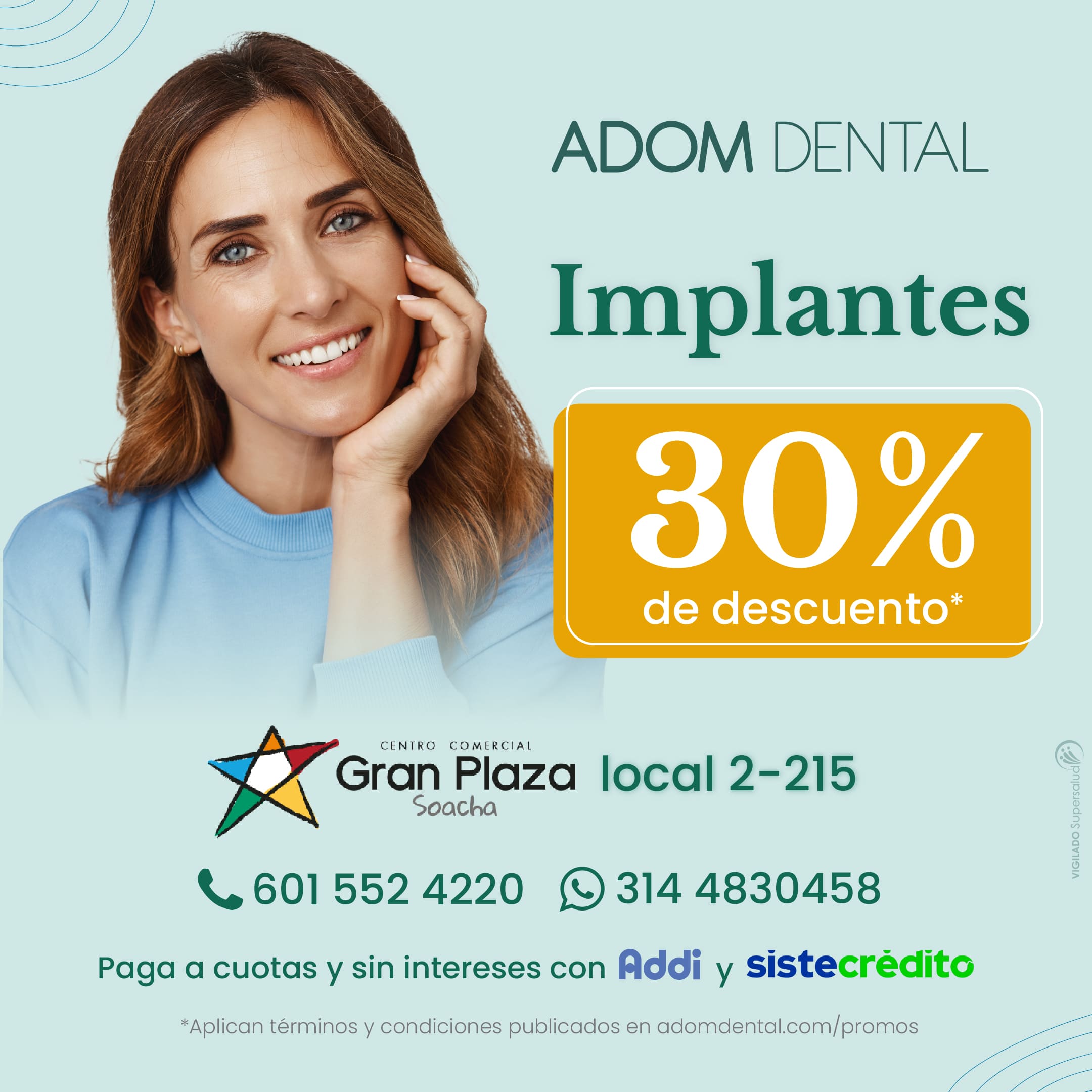 Promo enero a marzo implantes