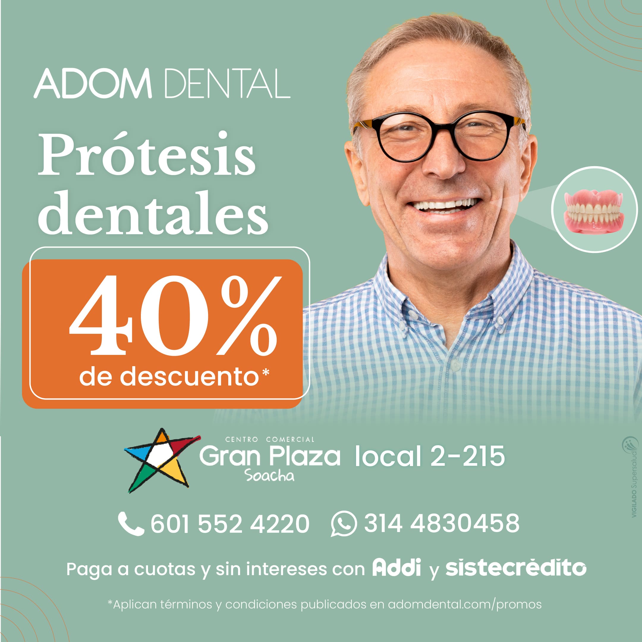 Promo enero a marzo protesis dentales