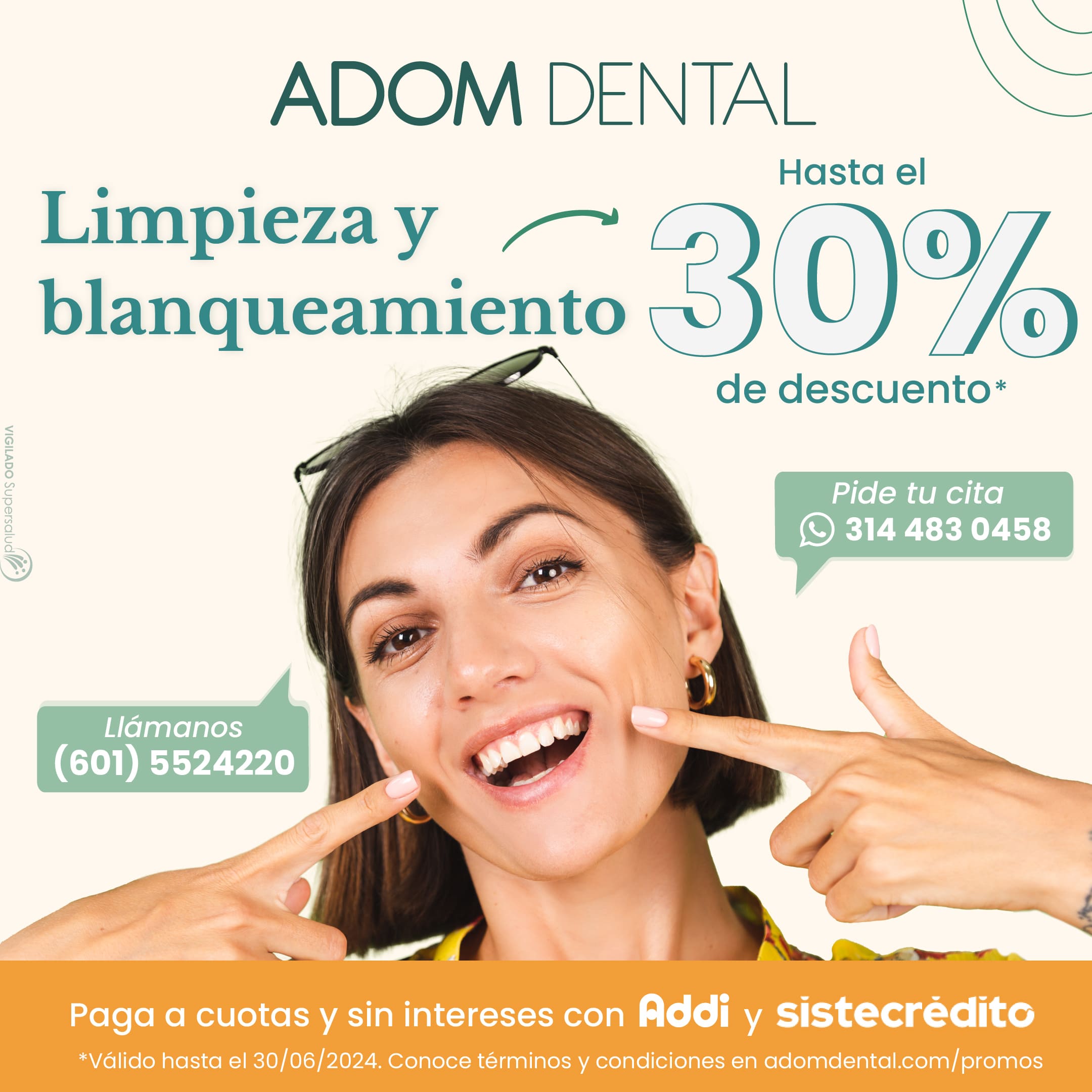 Limpieza y blanqueamiento promo abril junio